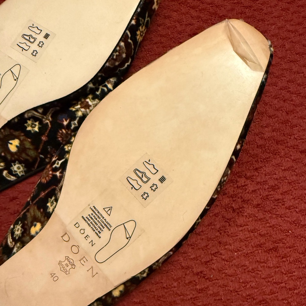 Doen Velvet Mules - Picture 4 of 4